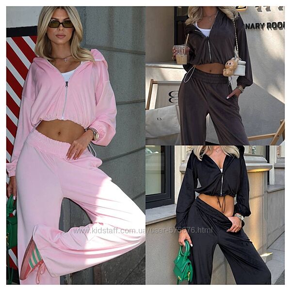 р.42 до 52р.  Велюровий костюм