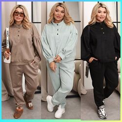 р.42 до 56р. Костюм замш