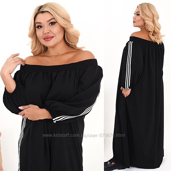 р.50 до 62р. Сукня у стилі спорт, якісний софт