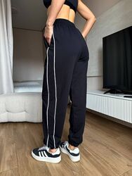 42-44, 46-48 Штани двунитка Туреччина з актуальними акцентними кантами