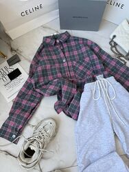 42-46, 48-52 Комплект сорочка фланель та штани двунитка