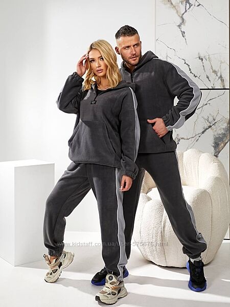 р.42 до 58р. Парні флісові костюми двосторонній фліс полар