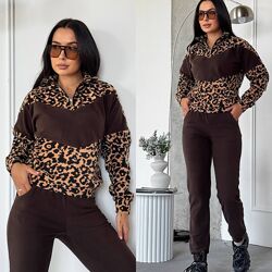 S, М, L, XL Спортивний костюм двосторонній фліс полар