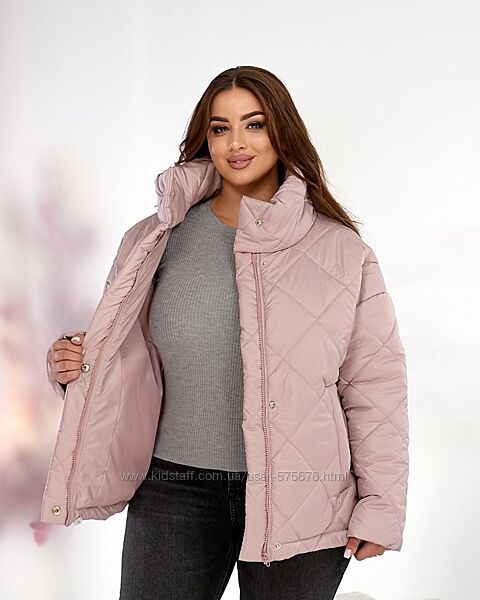 р.54 до 72р. Куртка плащівка, синтепон 150