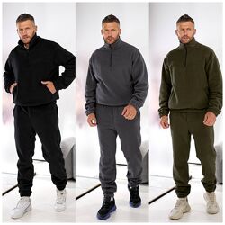 р.46 до 60р. Чоловічий зимній костюм з дуже щільного флісу з начосом