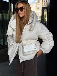 Пуффер Теплий, обємний, легкий та стильний. Еко-лебяжий пух Плащівка люкс