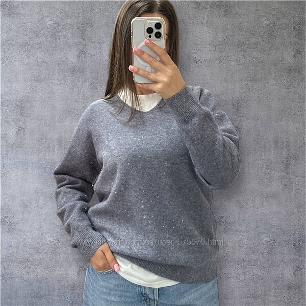 46-52 Жіночі светри з люрексом, Кашемір-Вовна
