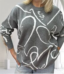 48-54 Кашемірові светри на завязці