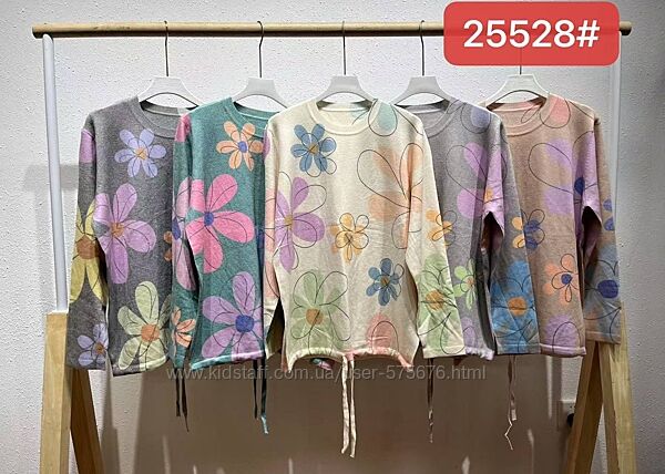 50-54 Кашемірові светри на завязці