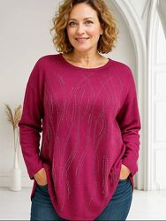 52-60 Светр подовжений батал бавовна кашемір