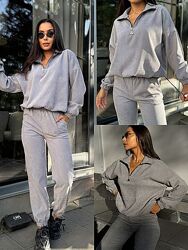 р.42 до 52р. Жіночий костюм мікровельвет