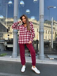 р.50 до 60р. Затишний костюм з флісу та байки