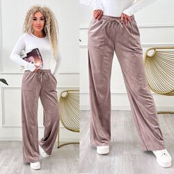 р.42 до 58р. Штани палаццо велюрові
