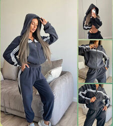 р.42 до 48р. Теплий костюм двосторонній турецький фліс