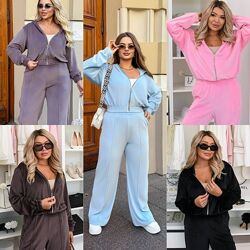 р.50 до 60р. Прогулянковий трендовий костюм   велюр