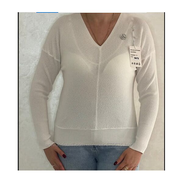 Польща 48-52 Однотонні кофтинки вафелька горловина мисом