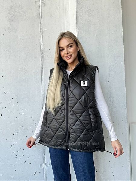 42-48 Жилетка плащівка стьогана на синтепоні 150