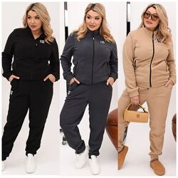 р.42 до 62р. Теплий флісовий костюм