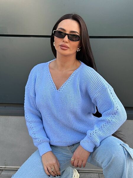 р. 42-56 Жіночий вязаний светрик