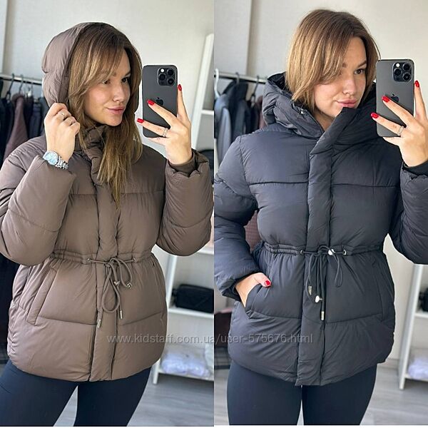 S-M, M-L Зимова куртка плащівка, наповнювач холофайбер