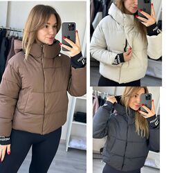 S-M, M-L, L-XL Зимова куртка плащівка водовідштовхувальна, наповнювач холоф