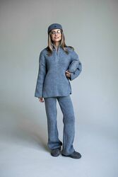 Затишний костюм із мякої щільної пряжі з ідеальною посадкою