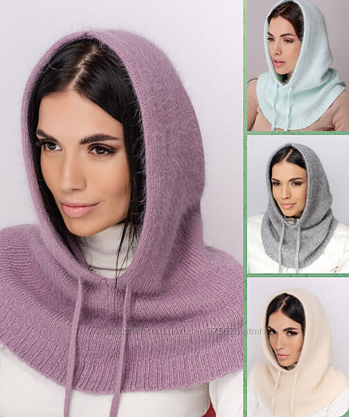 Капор ангора, без фліса