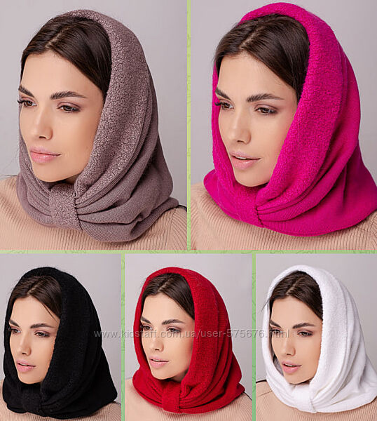 Капор ангора, кашемір підклад полар