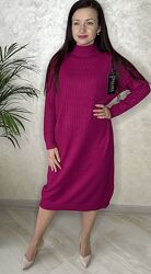 Польща 50-52, 52-54 Однотонна класична сукня з стоєчкою