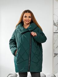 р.56 до 70р. Куртка водонепроникна плащівка еммі, стьобана на 150 силіконі