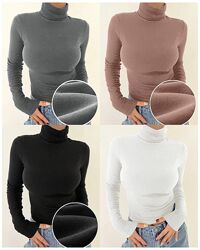 42-44, 46-48 Теплий жіночий термо гольф тканина пума