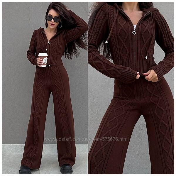 42-46 Стильний вязаний костюм
