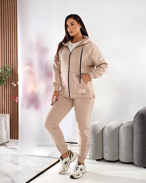 р.46 до 60р. Жіночий костюм на флісі, гарної якості