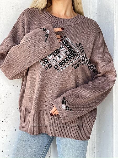 44-52 Джемпер в українському стилі 8 моделей