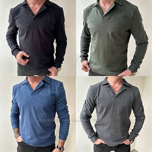 р.46 до 56р. Чоловіча кофта поло трикотаж пума