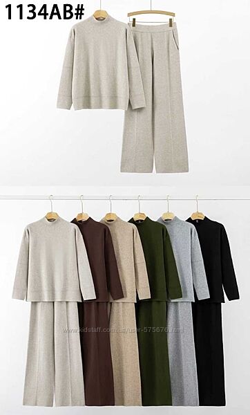 Польща 48-52 Шикарні костюми двійка кофтинка та брюки