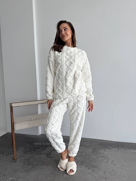 р.42 до 52р. Домашній костюм двостороння махра, дуже тепла та мяка