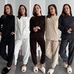 р.42 до 52р. Домашній костюм двостороння махра, дуже тепла та мяка