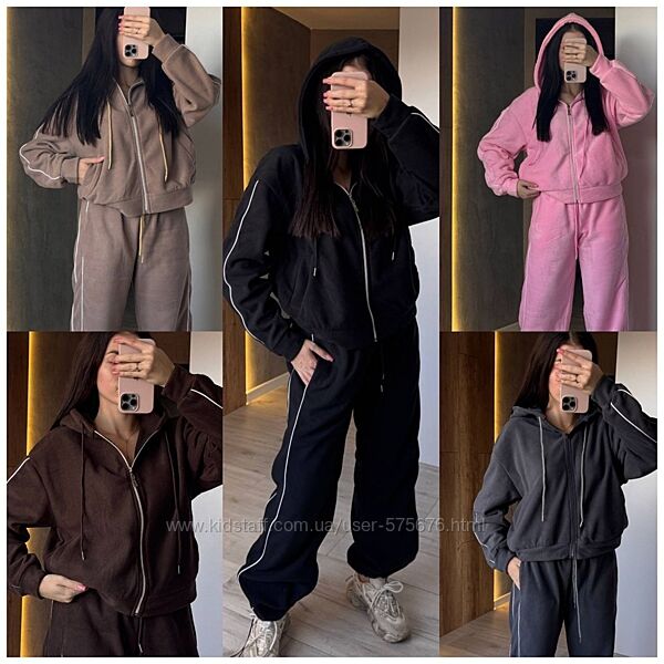 42-44,44-46 Костюм двухсторонній фліс