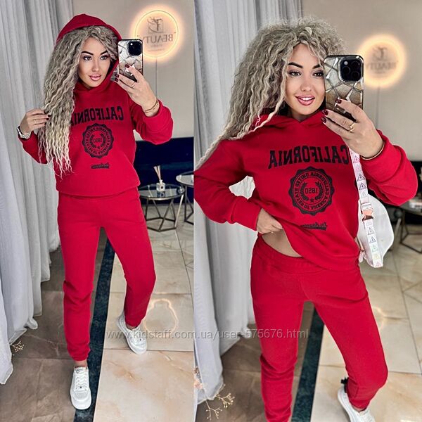 р.42 до 52р. Теплий костюм на флісі