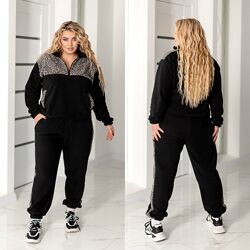 р.48 до 62р. Костюм двійка щільний фліс