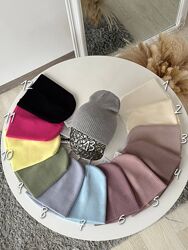 55-59 Шапка лопатка без відвороту вязка подвійна