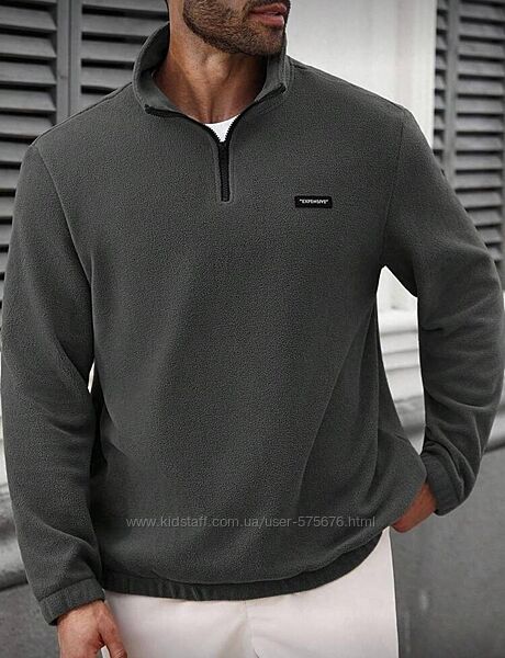 р.48 до 58р. Чоловічий світшот фліс полар