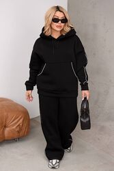 р.50 до 60р. Люксовий теплий костюм на флісі