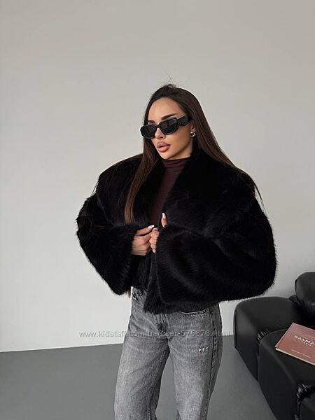 42-48 Укорочена шуба з хутра-тренд цього сезона