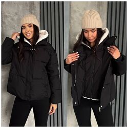 р.44 до 48р. Зимова куртка 2 в 1 , плащівка, холофайбер