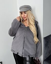 р.46 до 56р. Коротенька шубка з еко-хутра під норку