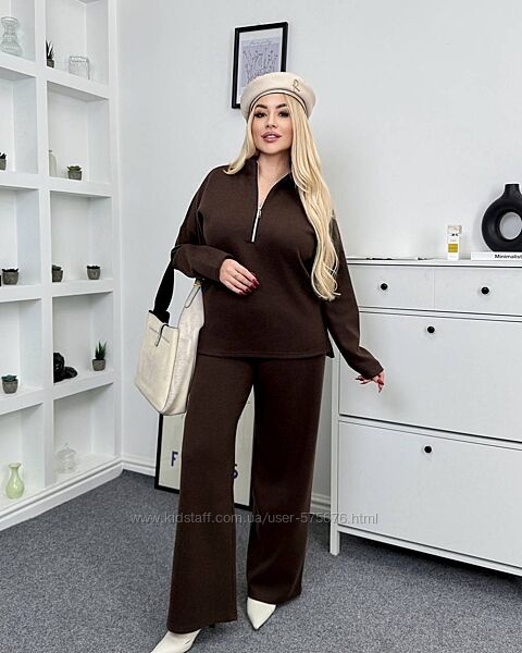 р.46 до 56р. Теплий костюм з ангори дабл ангора