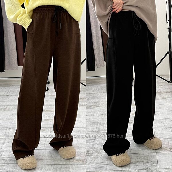 S, M, L жіночі теплі штани баггі кашемір