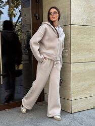 р.42 до 52р. Костюм тринитка пеньє на флісі